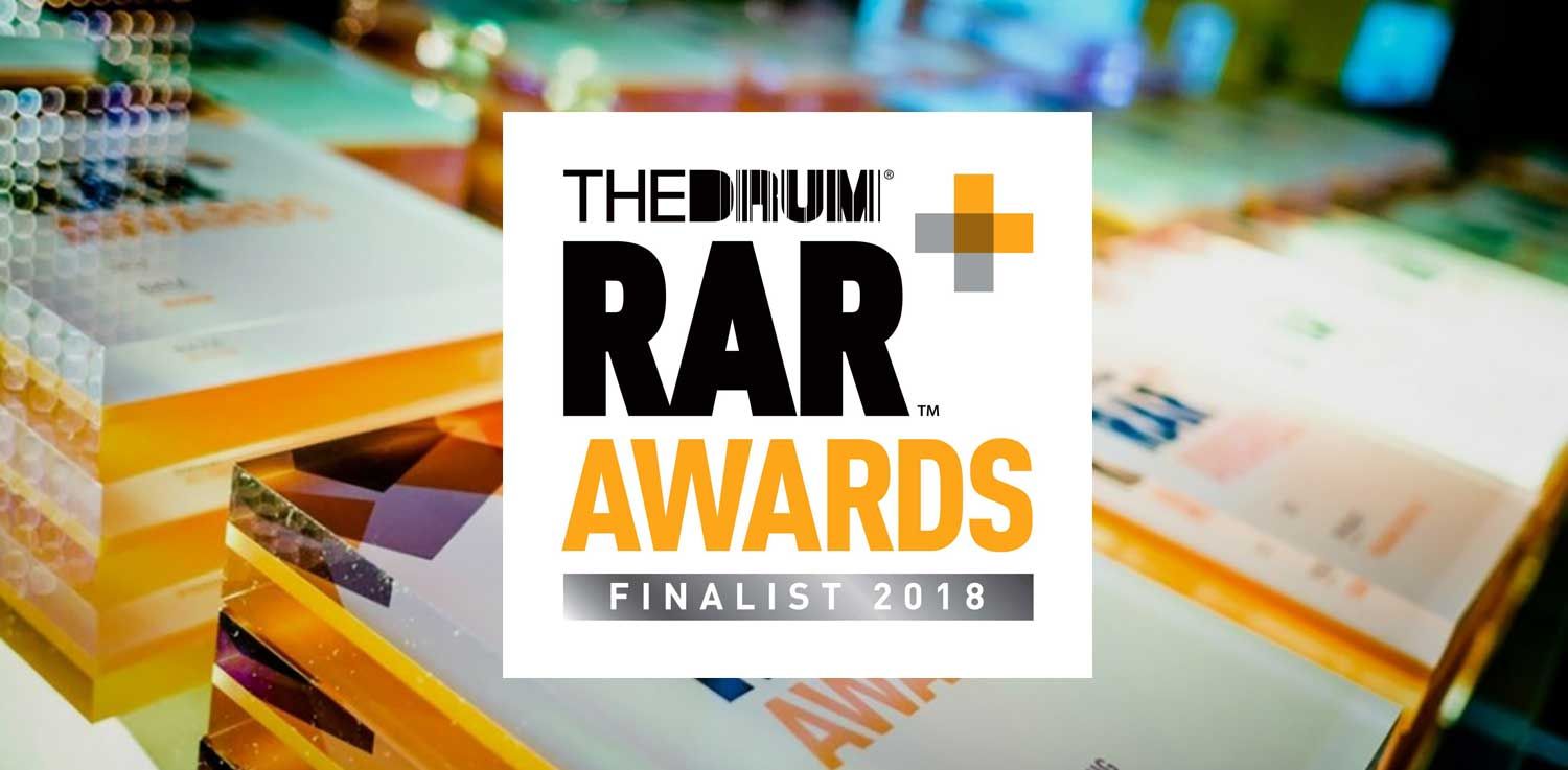 RAR Awards finalist 2018